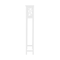 Alaterre Furniture Coventry Over Toilet Open Storage Shelf, Bath Shelf with Two Towel Rods ANCT703WH - alternate 2
